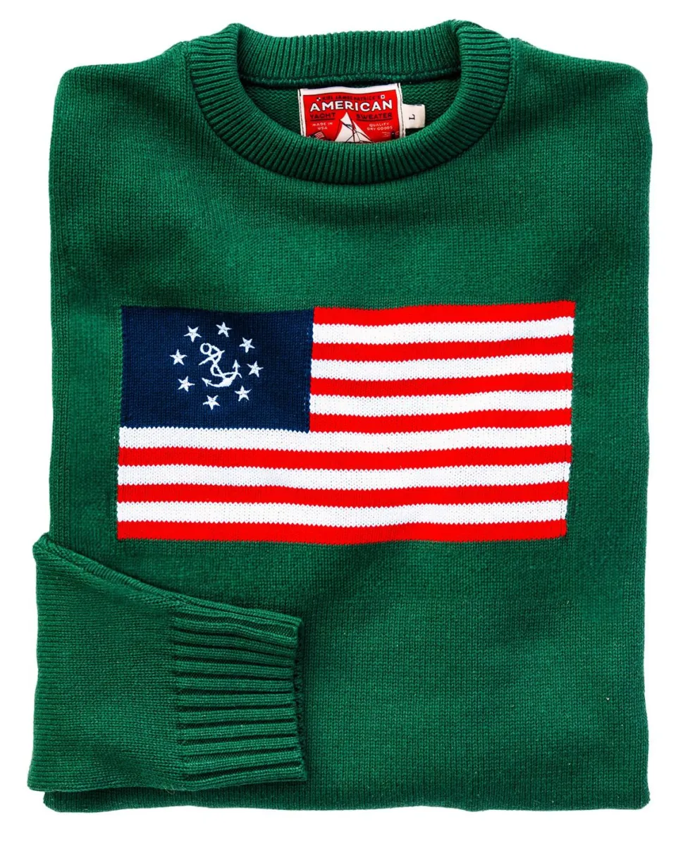 American Yacht Sweater- Green
