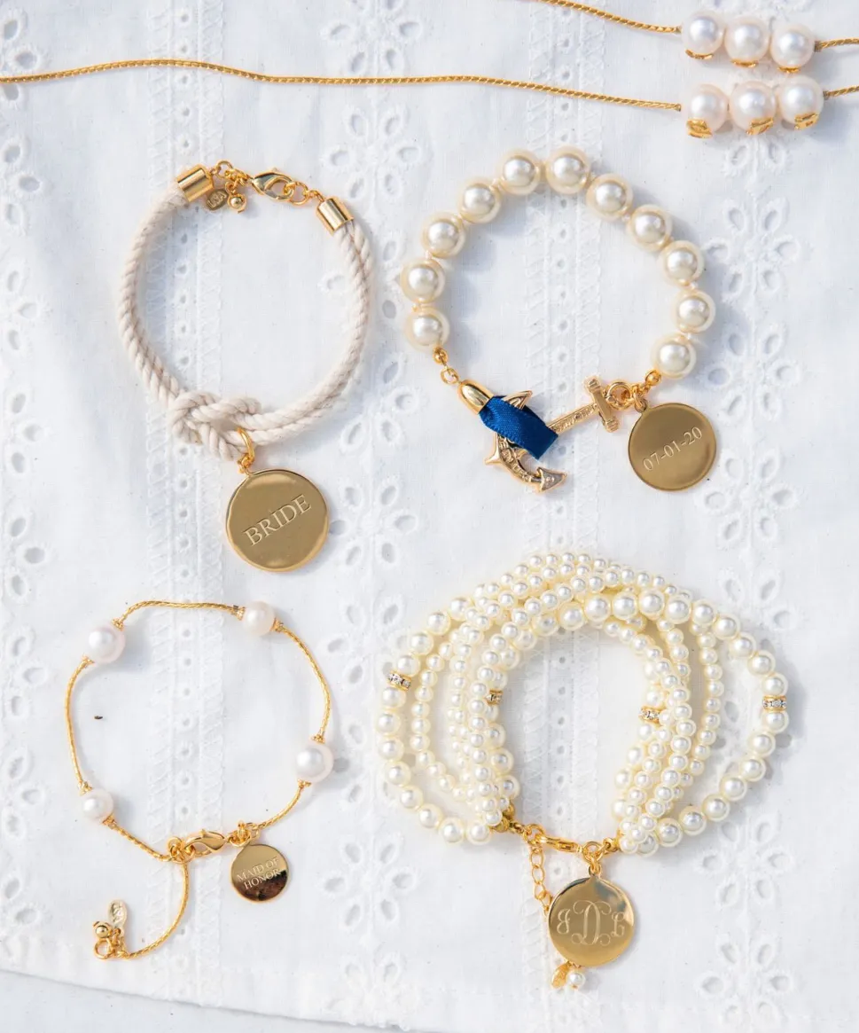 Anchor Atlantic Monogram Wedding Bracelet