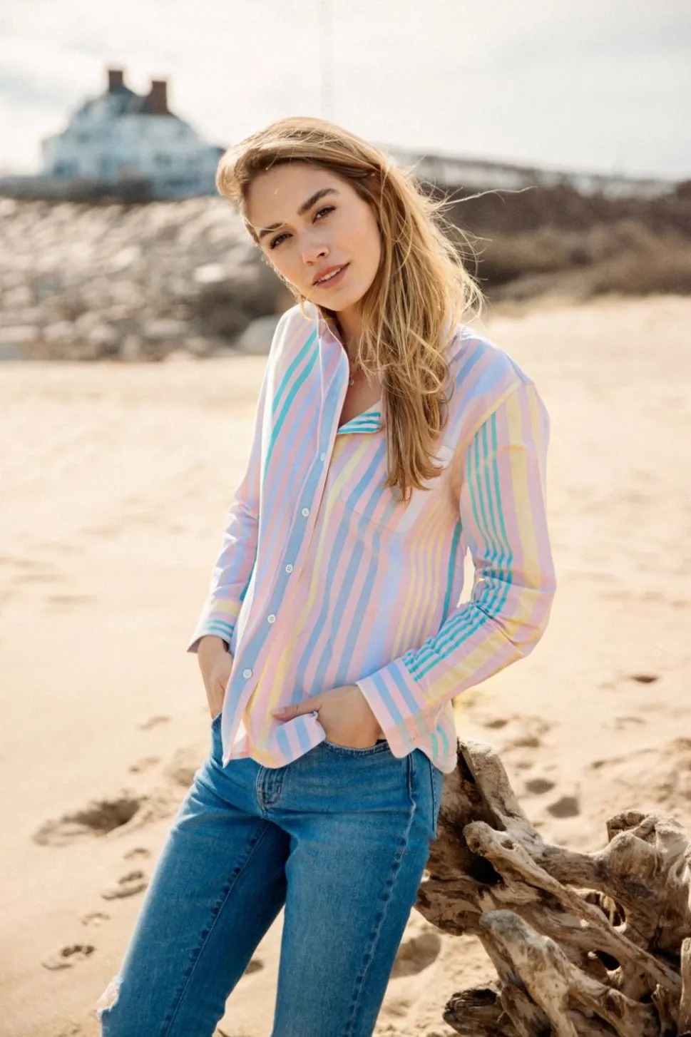Bahama Breeze Striped Oxford