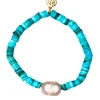 Blue Lagoon Pearl Bracelet