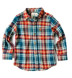 Blue Ridge Mountain Kids Flannel Shirt