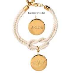 East Hampton Knot Monogram Wedding Bracelet