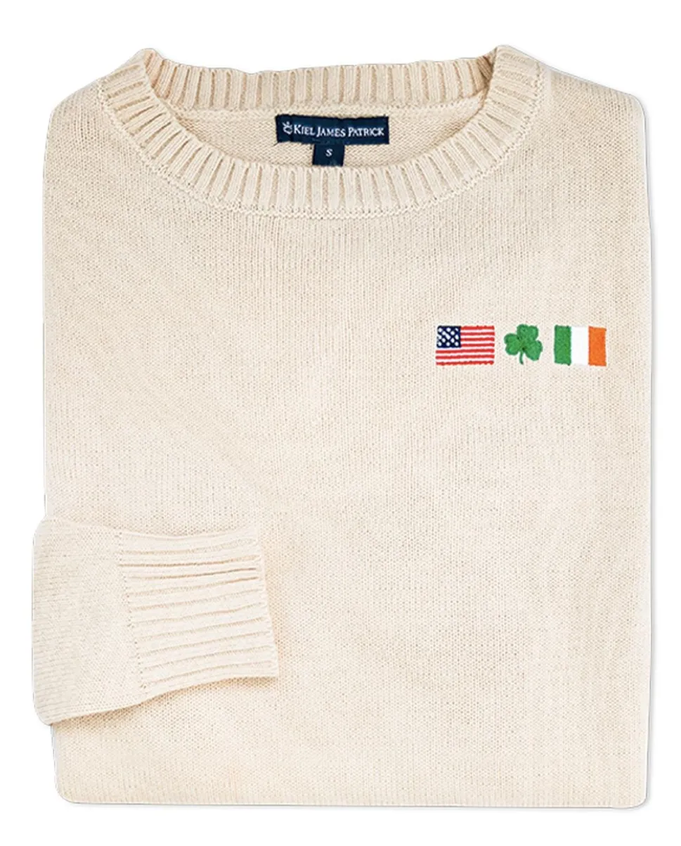 Embroidered Irish American Sweater (Men'S)