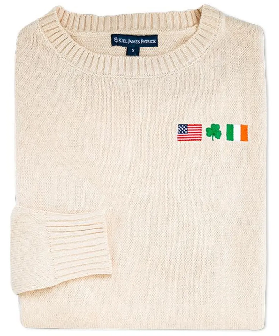 Embroidered Irish American Sweater (Men'S)