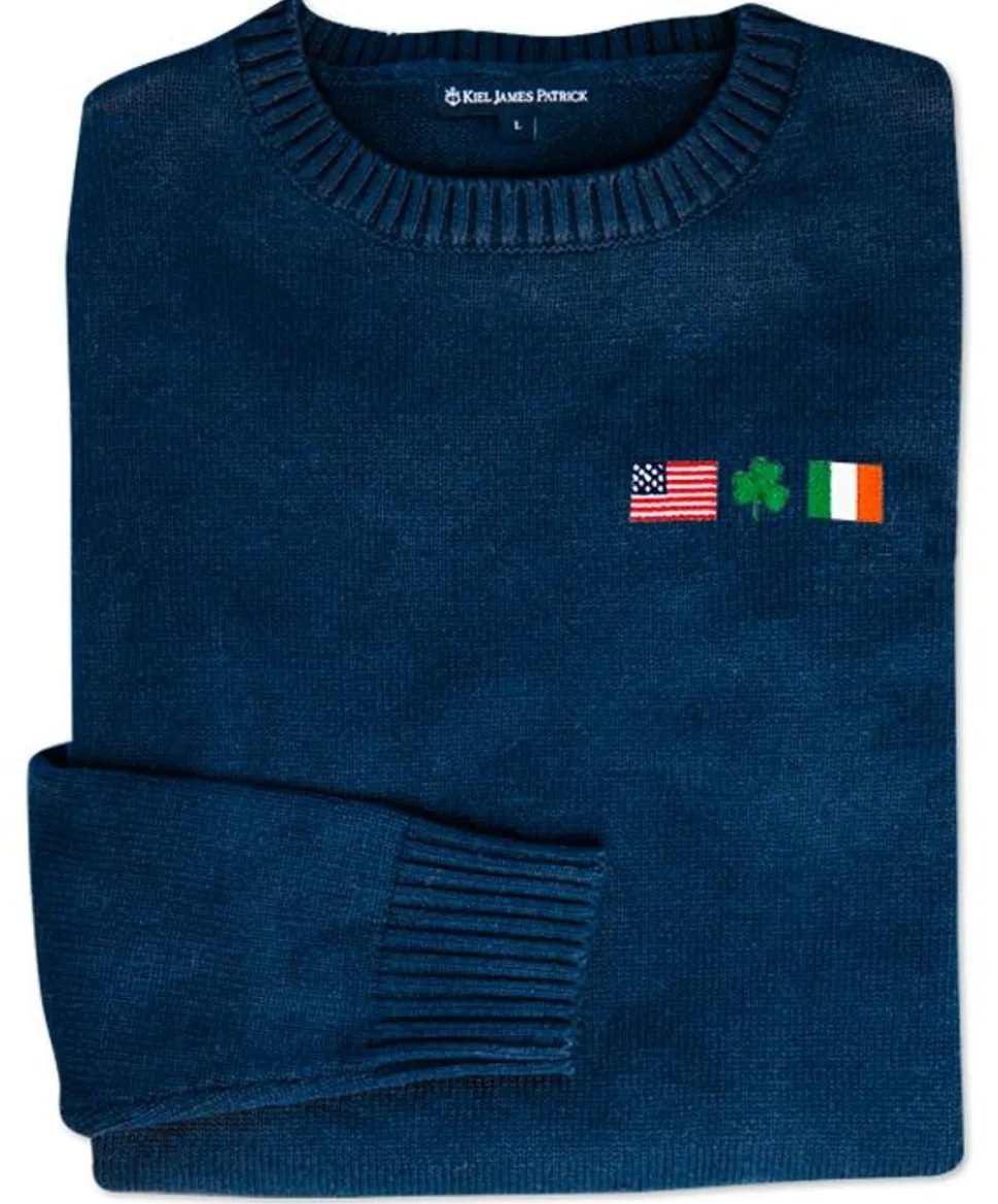 Embroidered Irish American Sweater (Men'S)