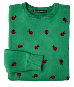 Garden Ladybug Sweater