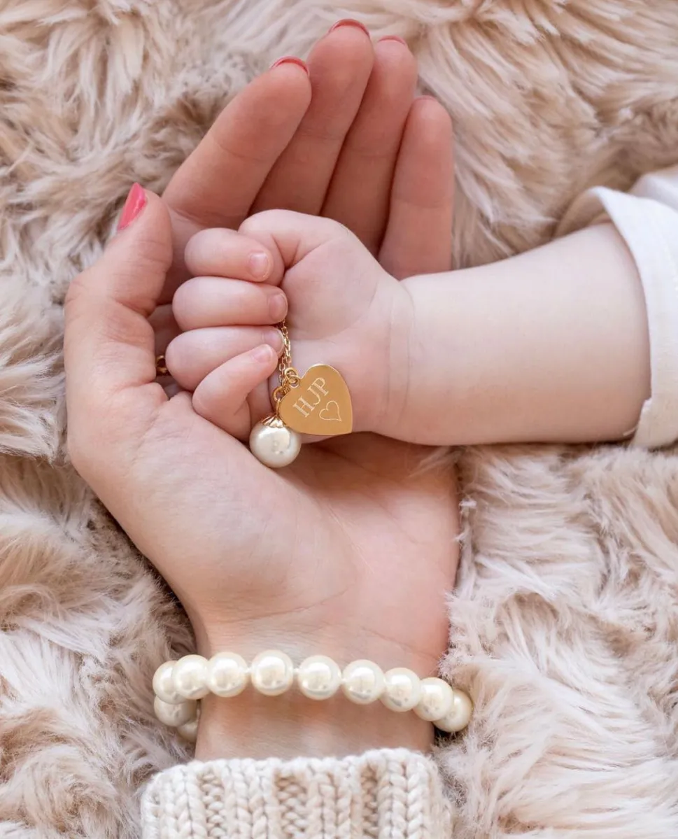 I Heart Pearls Gold