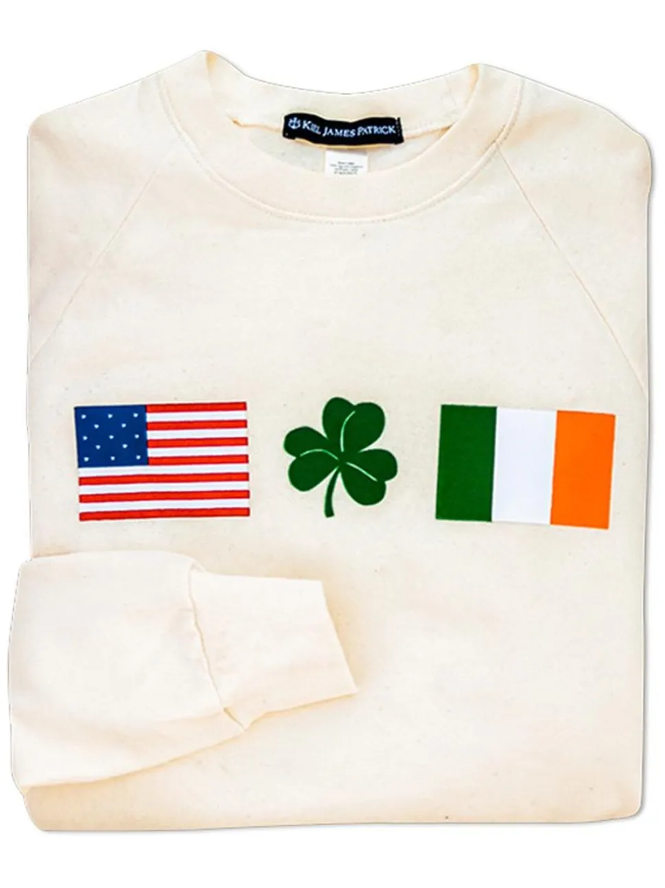 Irish American Sweatshirt - Cream