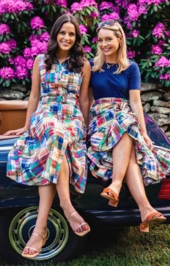 Montauk Patchwork Madras Shirtdress
