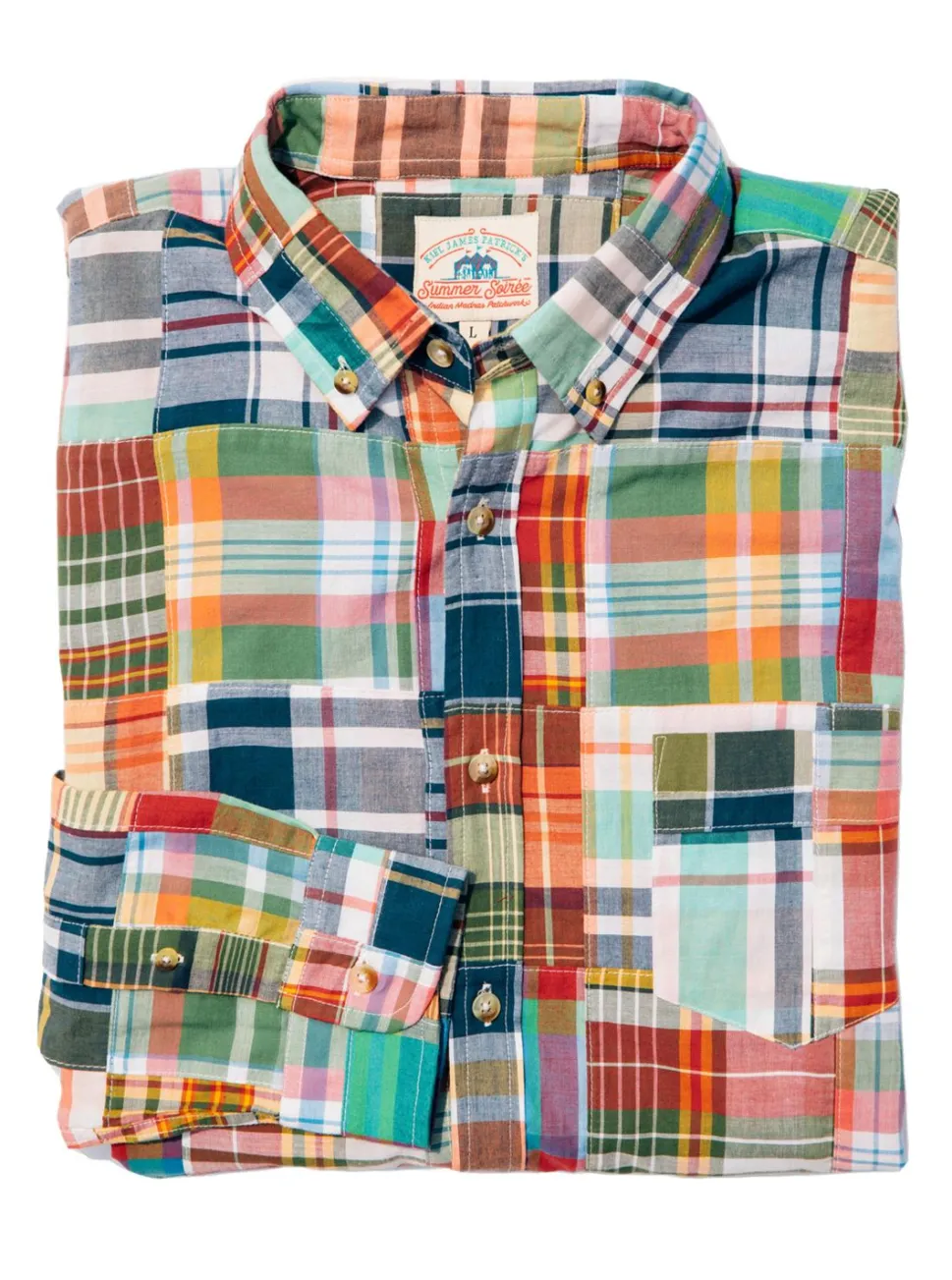 Montauk Patchwork Madras Shirt