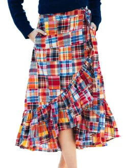 Nantucket Soiree Madras Skirt