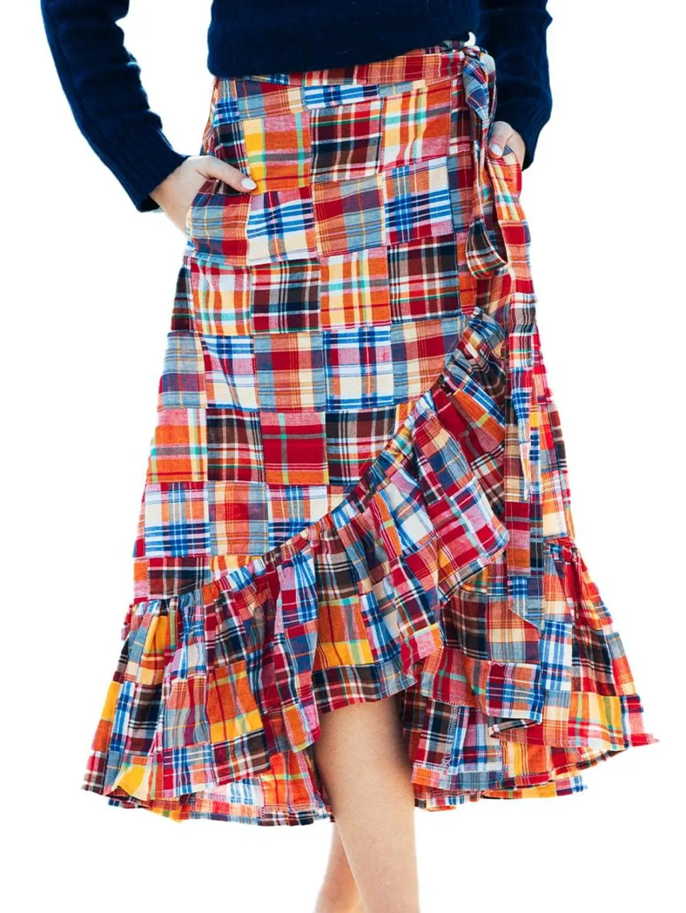 Nantucket Soiree Madras Skirt