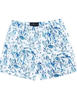 Nautical Chinoiserie Shorts