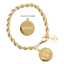 Oceana Monogram Wedding Bracelet
