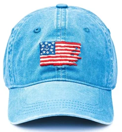 Old Glory Hat- Light Blue