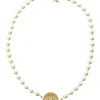 Pearl Monogram Necklace