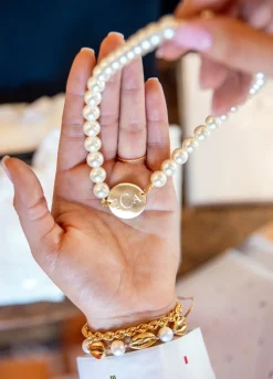 Pearl Monogram Necklace--Class Of 2024