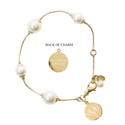 Pearlfection Monogram Wedding Bracelet