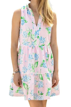 Pink Hydrangea Bloom Dress