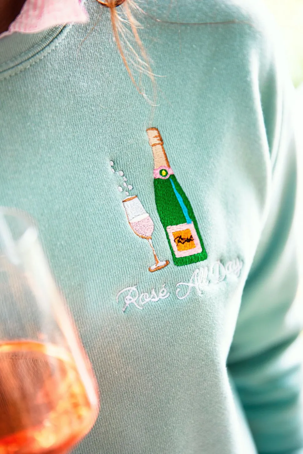 Rose All Day Crewneck
