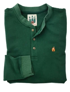 Rustic Cabin Pine Henley