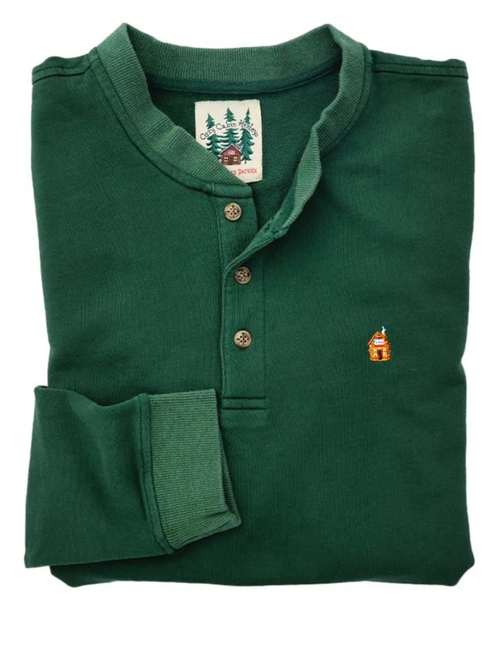 Rustic Cabin Pine Henley