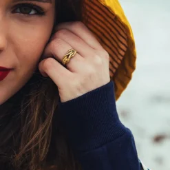 Sailor Knot Ring - Gold