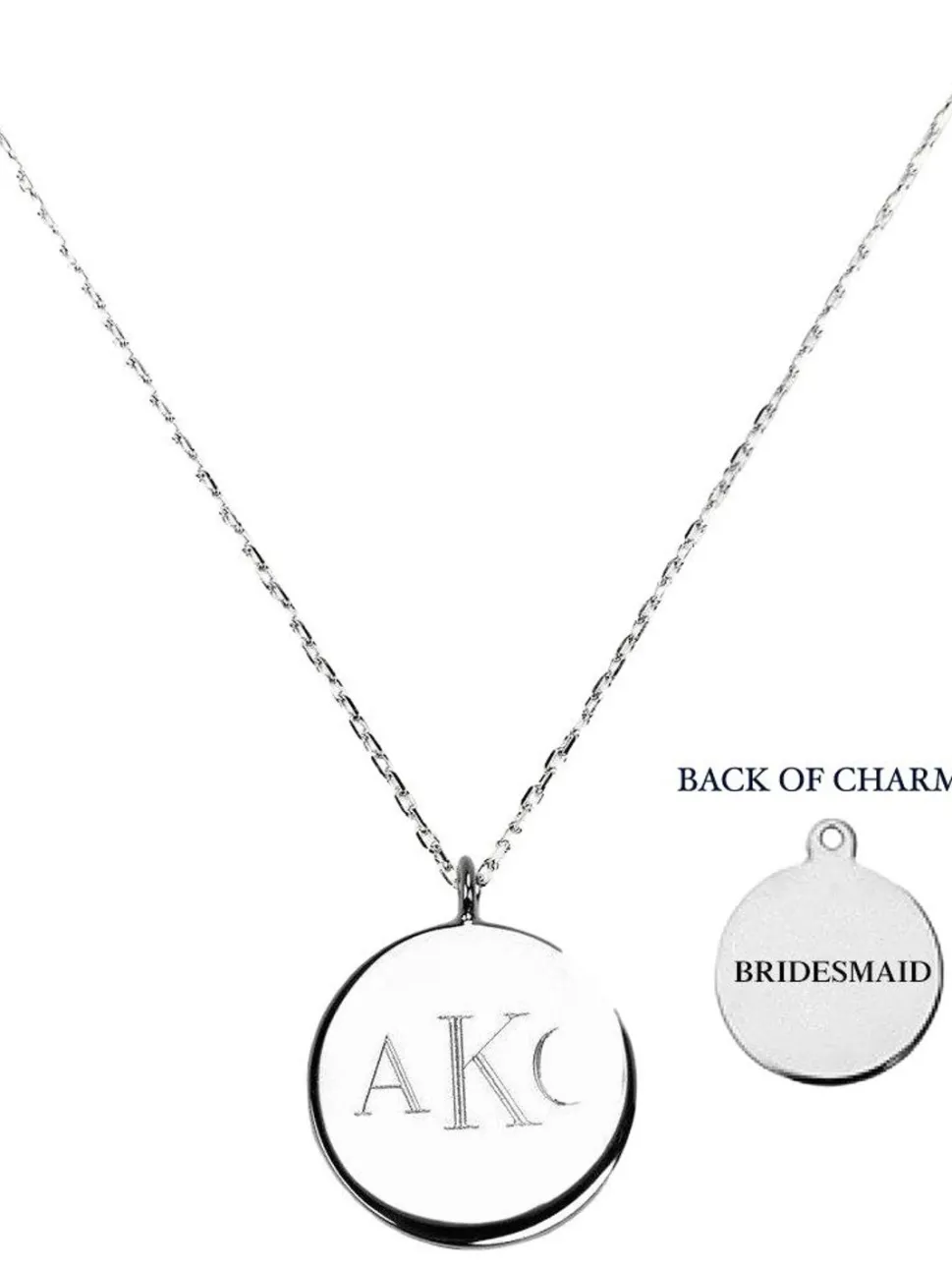 Silver Wedding Pendant