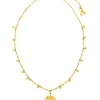Sunflower Bead Chain Necklace