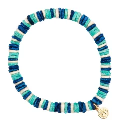 The Deep Blue Sea Shell Bracelet