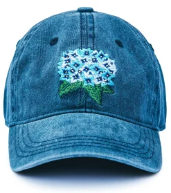 The Hydrangea Bloom Hat- Navy