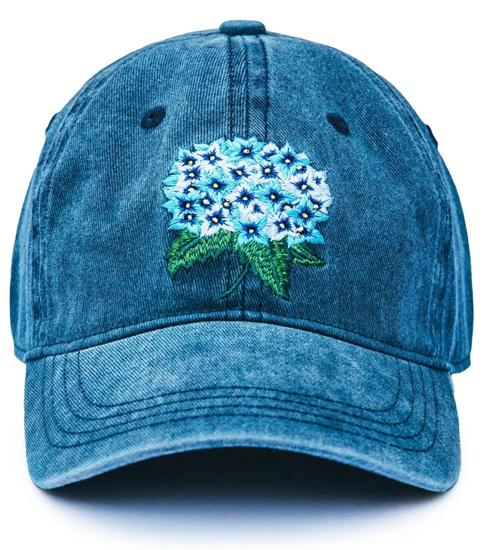 The Hydrangea Bloom Hat- Navy