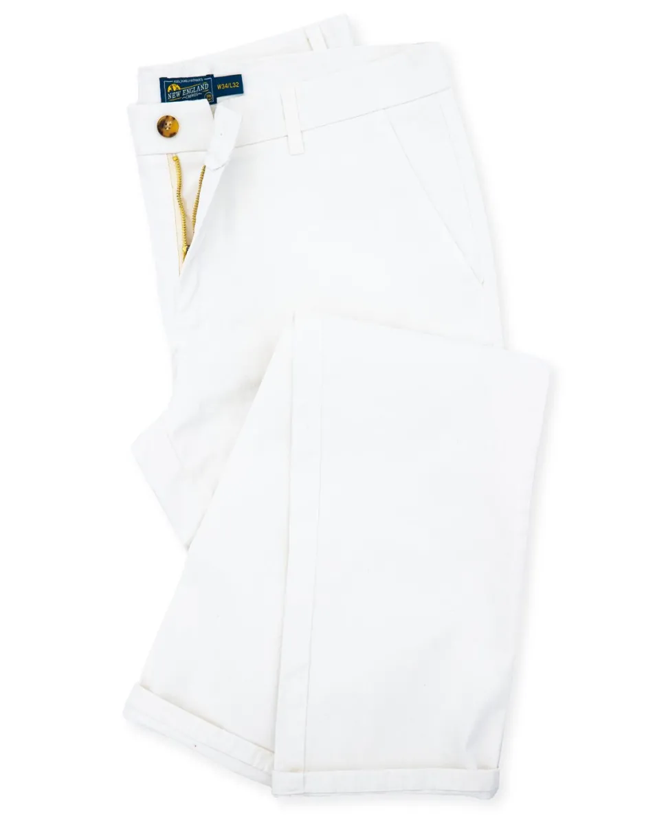 The New England Chinos - White