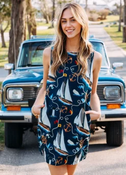 The New England Mariner Shift Dress