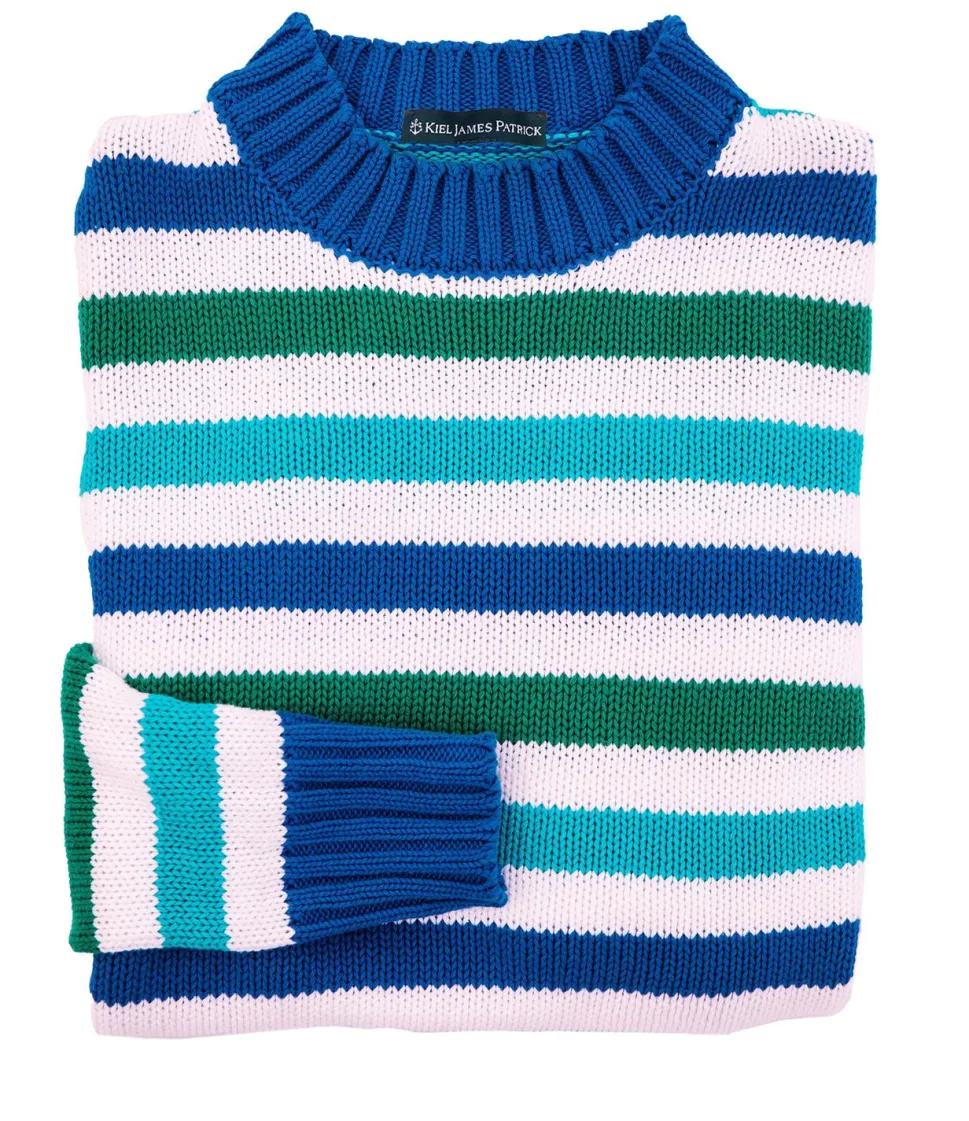 The Ocean Lagoon Striped Sweater