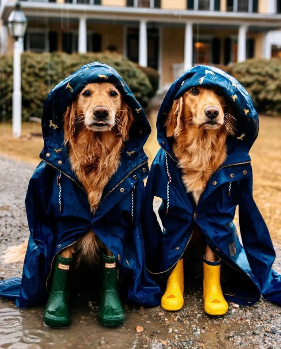 The Old Salt Navy Raincoat- Men'S