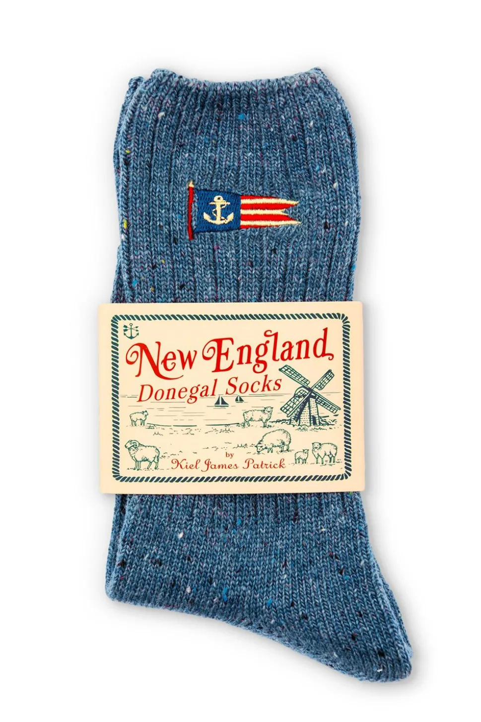 The Old Salt Yacht Flag Donegal Socks