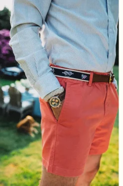 The Shoreline Chino Short- Salmon