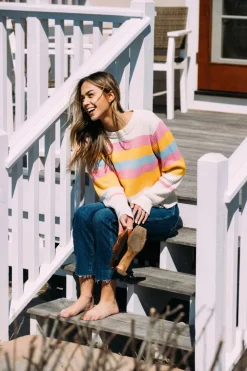 The Sunset Striped Sweater