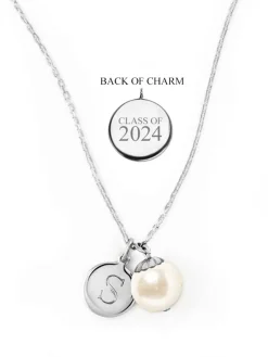 World'S Your Oyster Silver Necklace --Class Of 2024